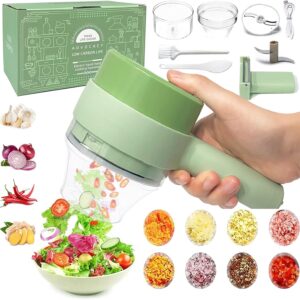 4 in 1 Portable Wireless Electric Vegetable Cutter Set